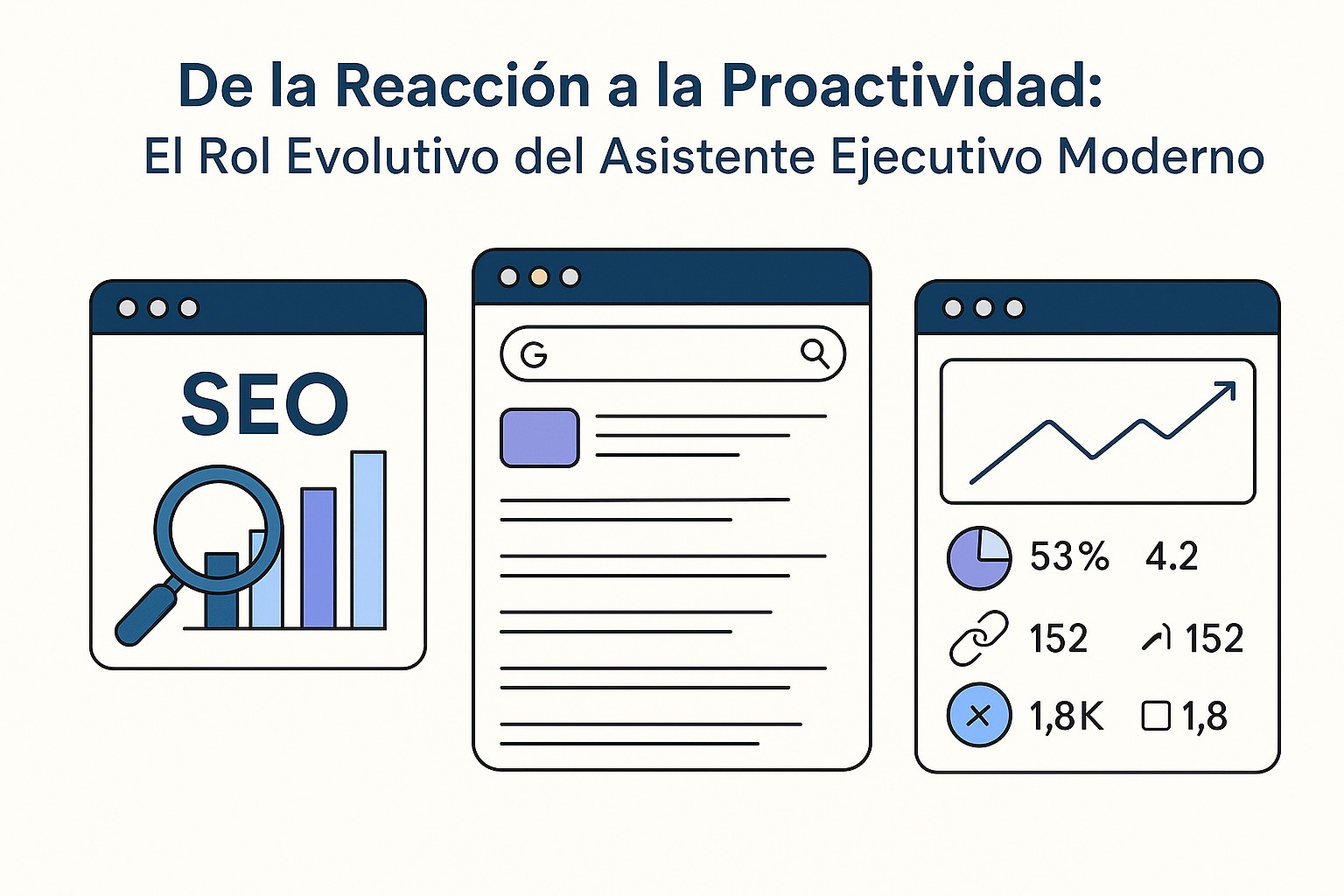 Asistente ejecutivo anticipándose a las necesidades del gerente