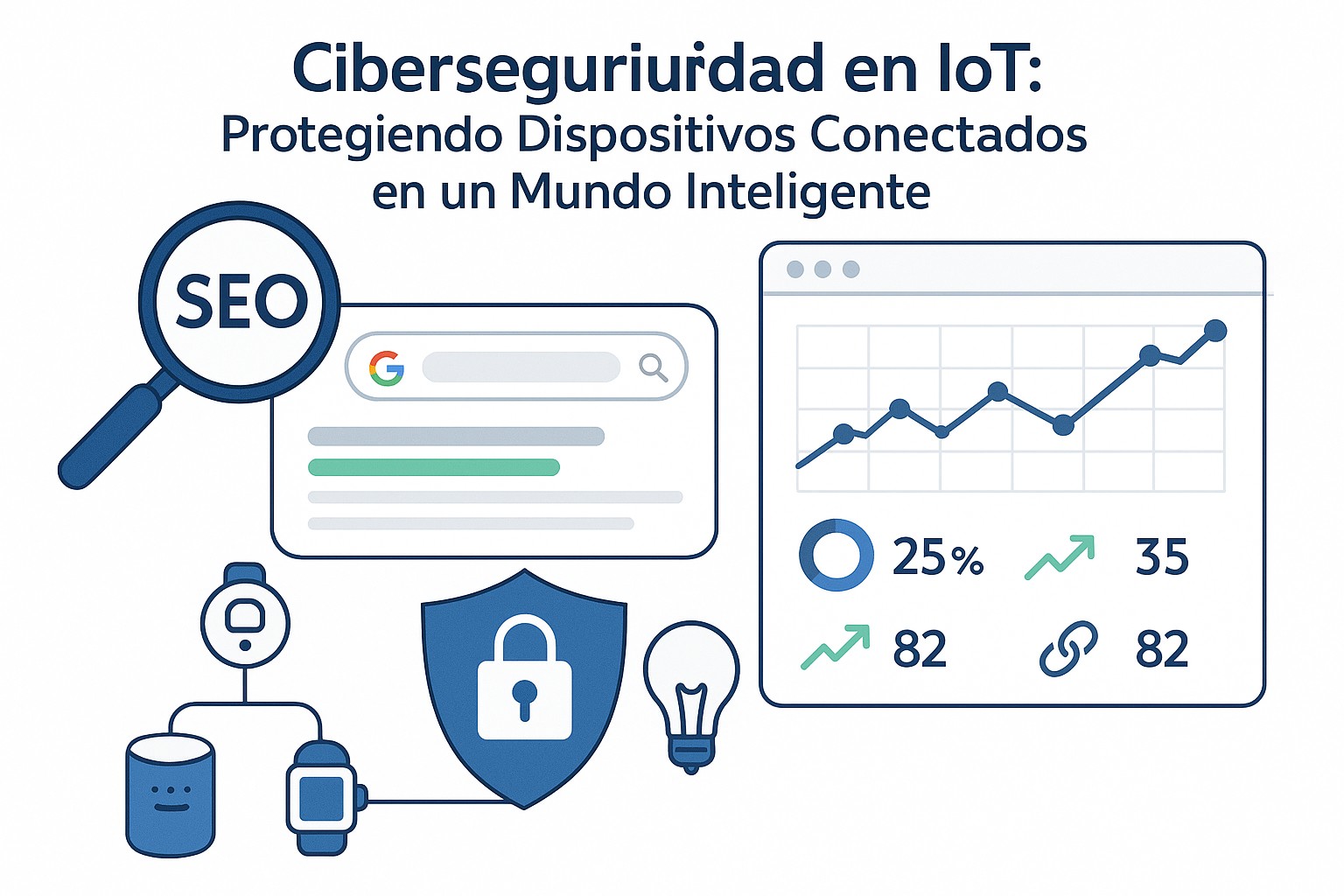 Arquitectura de seguridad de red con componentes IoT protegidos por Zero Trust