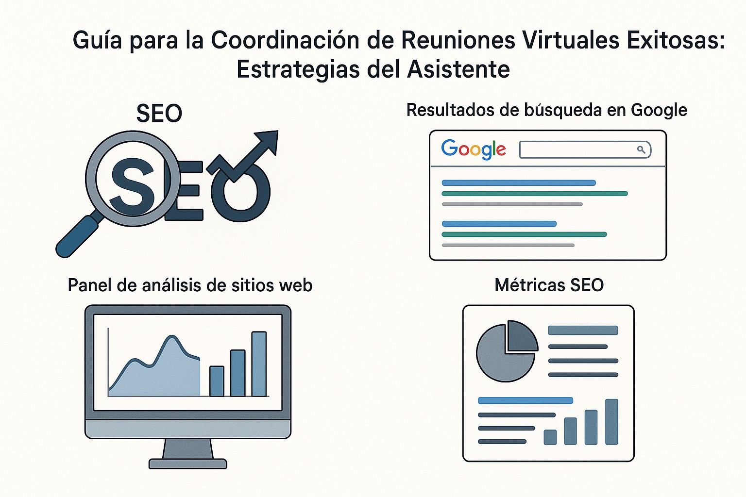 Asistente ejecutivo organizando una reunión virtual en una tablet con software de videoconferencia