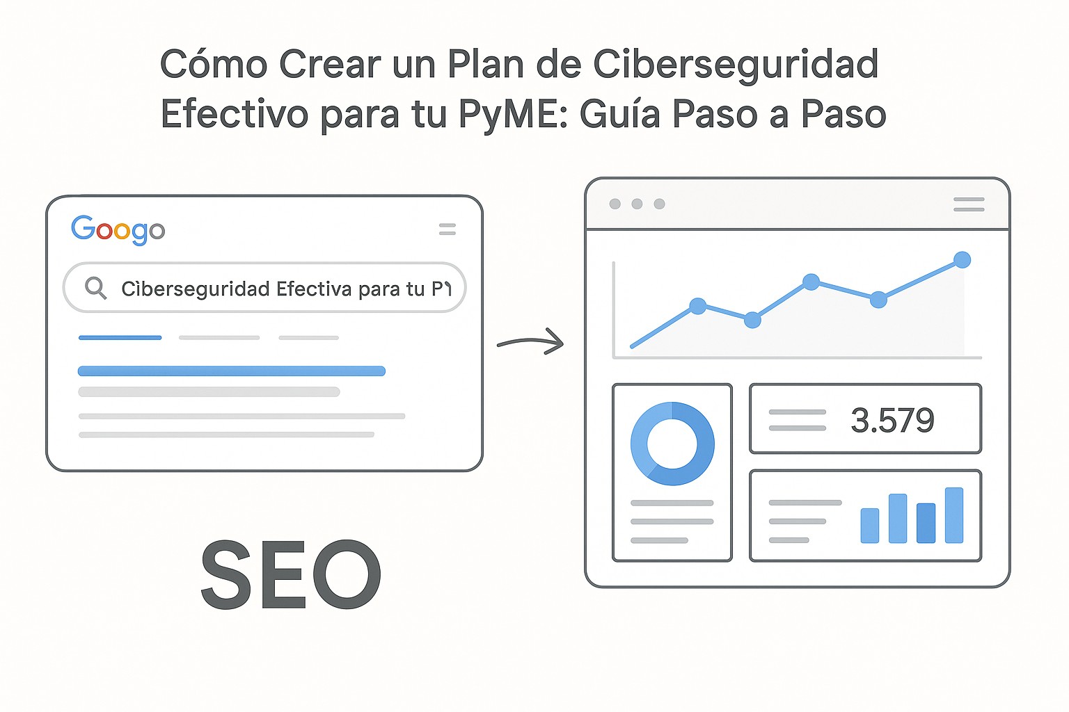 Un gráfico que ilustra los pasos para evaluar los riesgos cibernéticos en una PyME, desde la identificación de activos hasta el análisis de impacto y probabilidad.