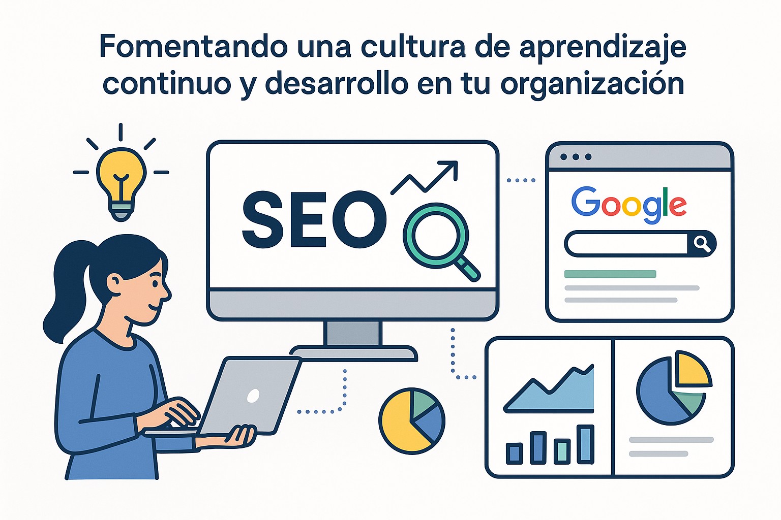 Interfaz de una plataforma LMS moderna mostrando módulos de cursos, progreso del usuario y opciones de aprendizaje gamificadas, ilustrando el rol de la tecnología en la formación empresarial.