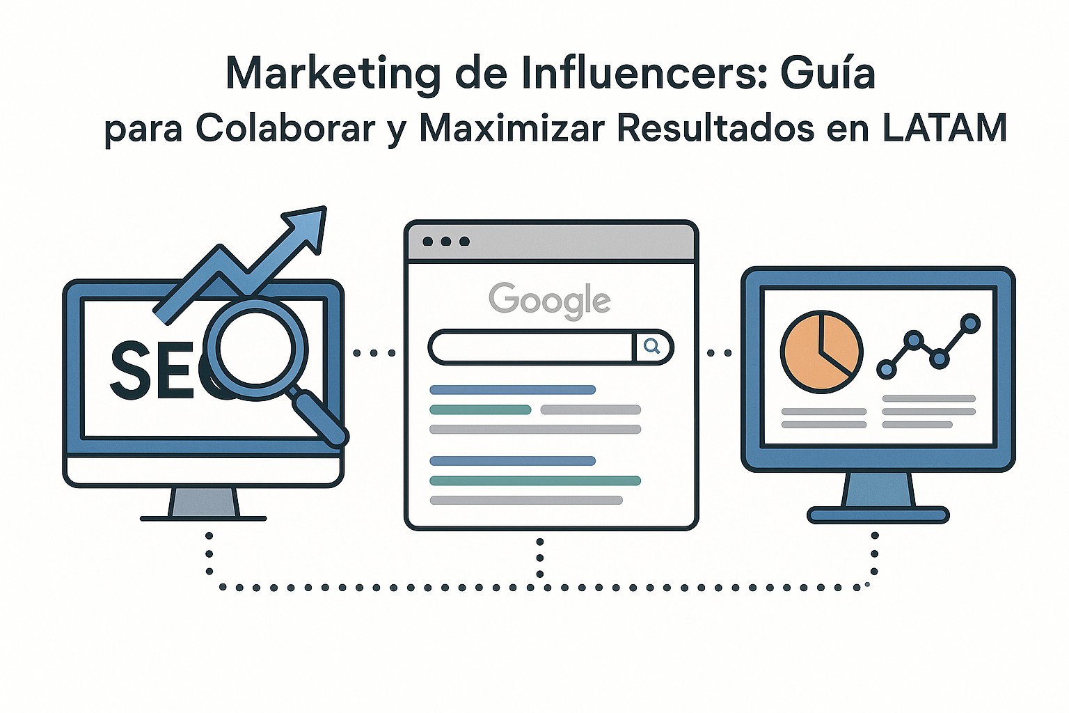 Diagrama sobre marketing de influencers guia completa