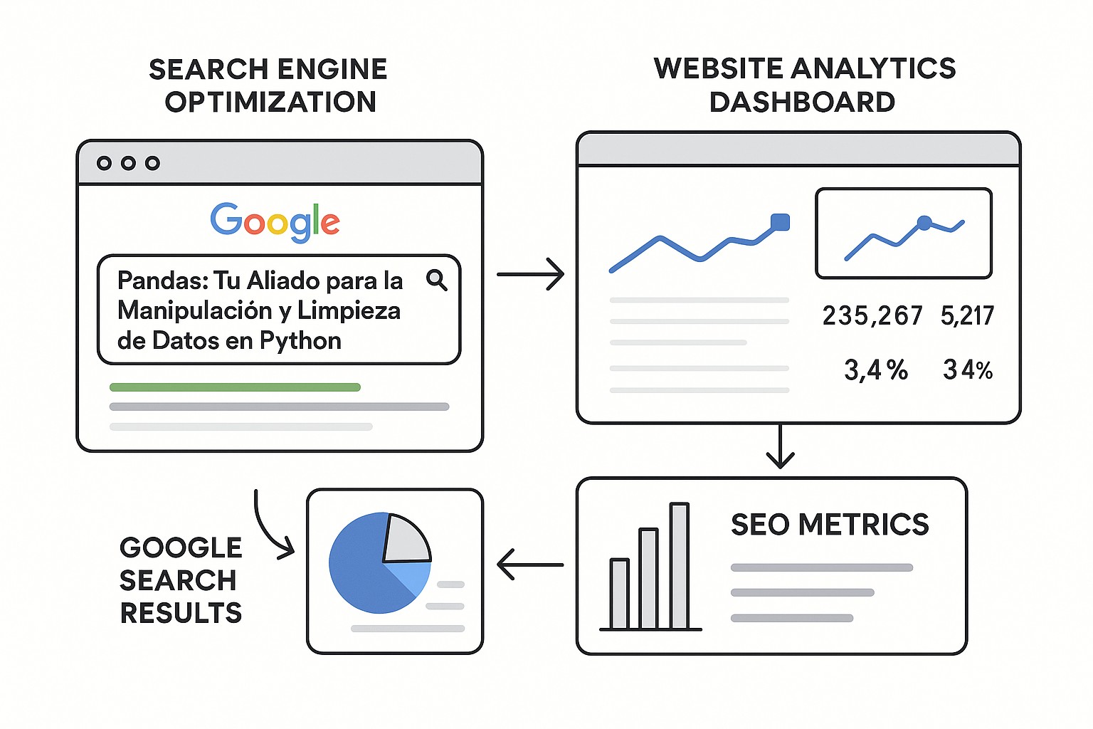 Visualización de un DataFrame de Pandas en Python mostrando datos tabulares para manipulación y limpieza.