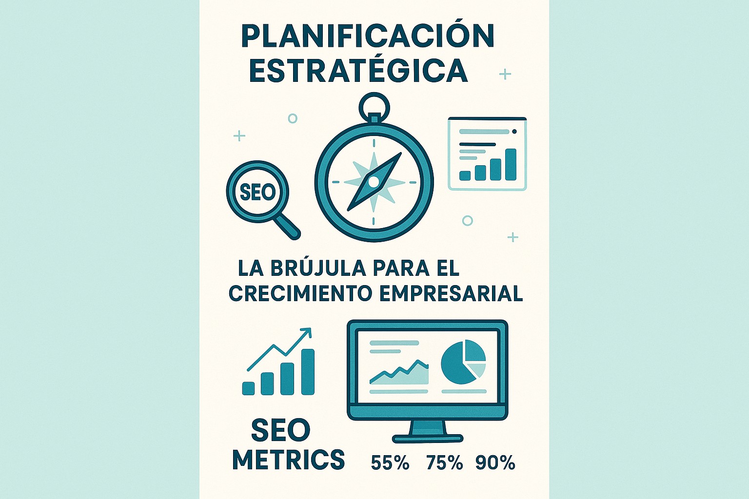 Infografía: conceptos clave de Planificación Estratégica: La Brújula para el Crecimiento Empresarial