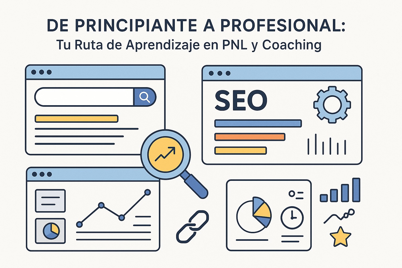 Una persona aprendiendo técnicas de PNL con un mentor
