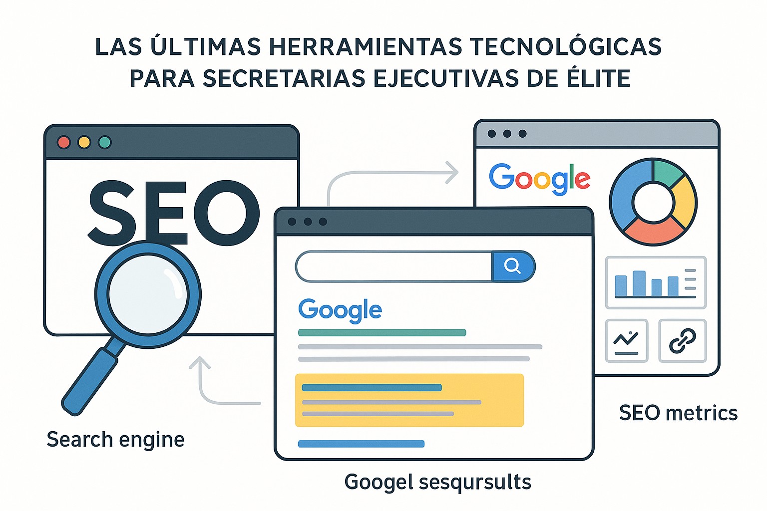 Una interfaz de usuario con elementos de diseño futuristas, mostrando un avatar digital interactuando con un calendario y una bandeja de entrada, representando la emulación de persona para secretarias ejecutivas