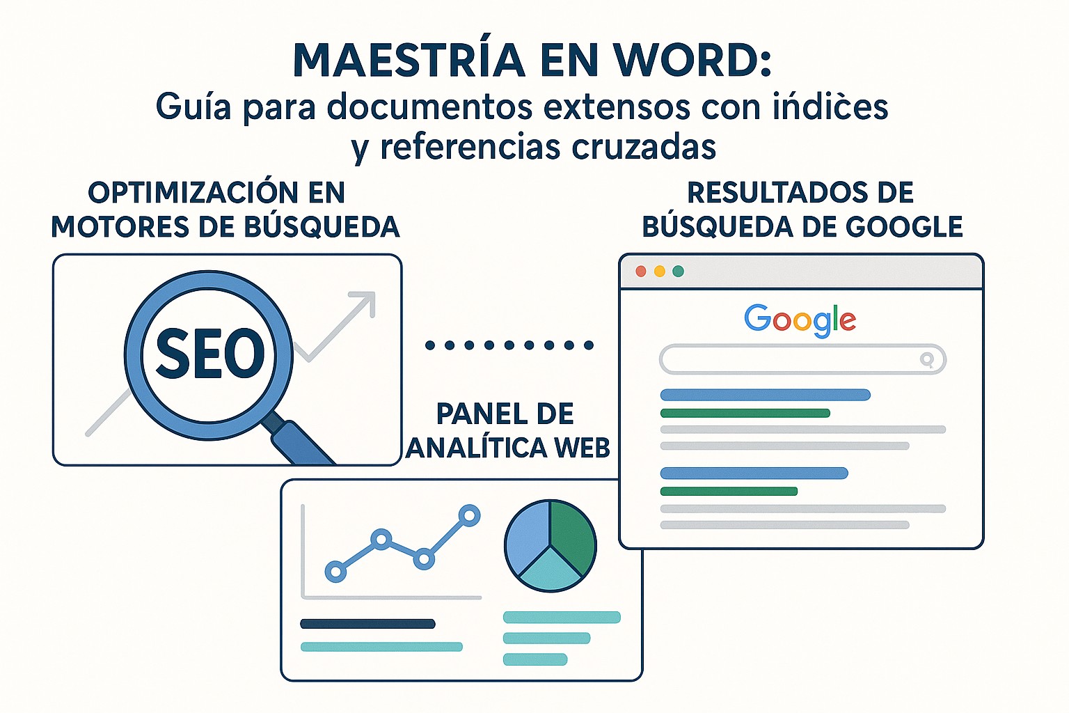 Ventana de Word mostrando cómo insertar un índice analítico